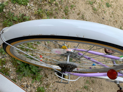マハロ　自転車　26インチ　パープル　6段切替