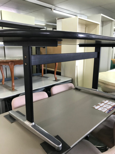 ミーティングテーブル☆82428楕円1890脚H型