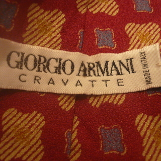 ARMANI ネクタイ　GIORGIO ARMANI  アルマーニ　　値下げしましたの画像