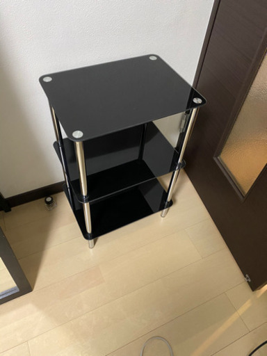 【美品】サイドテーブル　ブラック