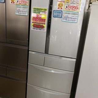 【おすすめ品】リサイクルマート大野城店　2013年製 Panasonic パナソニック 552L 冷蔵庫 NR-FTJP55 大容量 エコナビ 大収納 トップユニット方式ワンダフルオープン 