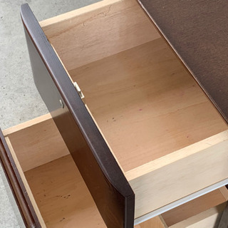無料で！サイド チェスト◇収納◇木製◇キャスター付◇差し上げます。の画像