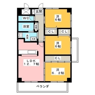 3LDKインターネット無料ファミリー物件★仲介手数料大家負担◎