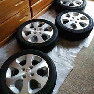 スズキ ワゴンR 14インチ アルミ タイヤ バリ溝 軽自動車