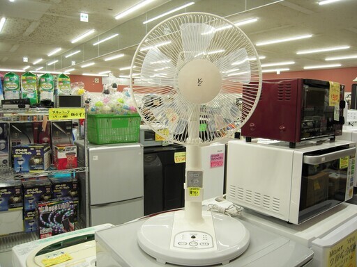 扇風機 2014年製 ホワイト YMR-K303 リモコン付 ヤマゼン 苫小牧西店