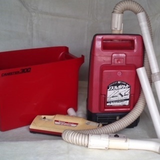 実働品☆希少 昭和レトロ National ナショナル 掃除機 MC-300 赤