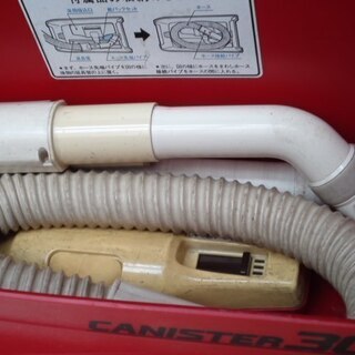 実働品☆希少 昭和レトロ National ナショナル 掃除機 MC-300 赤