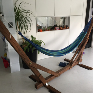 ハンモック　木製　アウトドア　リラックス　作り方教えます。