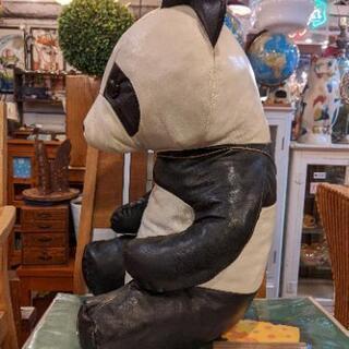 売約済み】 ビンテージ パンダ アニマル 革製 レザー クラフト