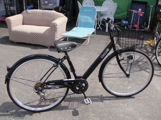 CHACLE(チャクル) 空気入れ不要! ノーパンク自転車 シティサイクル 27インチ 6段切替 CHN-CC276BE-SP