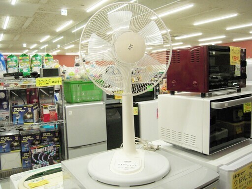 扇風機 2014年製 YMM-J303 山善 ホワイトグレー 苫小牧西店