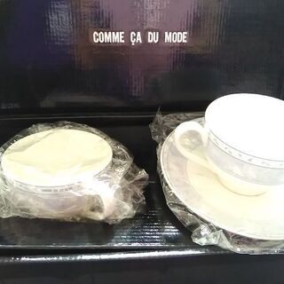 値下げ！未使用　コムサデモード　カップ＆ソーサー