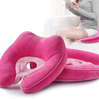 ★★低反発 美尻クッション 姿勢矯正 骨盤サポート（ピンク）★★