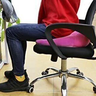 ★★低反発 美尻クッション 姿勢矯正 骨盤サポート（ピンク）★★の画像