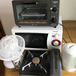 電子レンジ、他４点