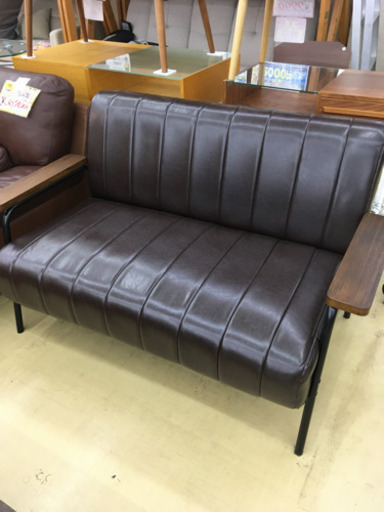 インダストリアル家具！ ２人掛けソファ