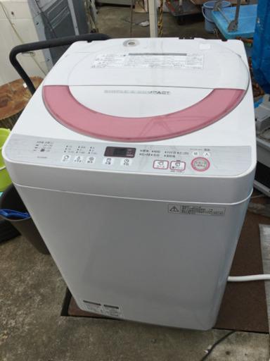 シャープ　洗濯機　ES-GE60R-P 6.0kg