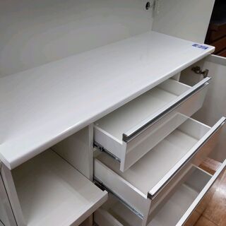 0414-05 松田家具 食器棚 レンジボード 140幅 福岡城南片江