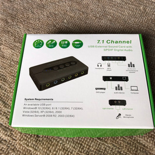 外付7.1サウンドカード 美品の画像