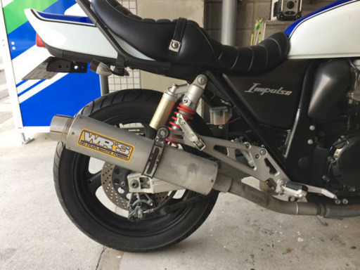 ショップ インパルス用WR.sマフラー GSX400 IMPULSE サイレンサー wr's