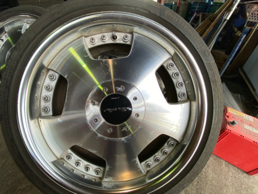 work  アルミ18インチ　　タイヤ付き