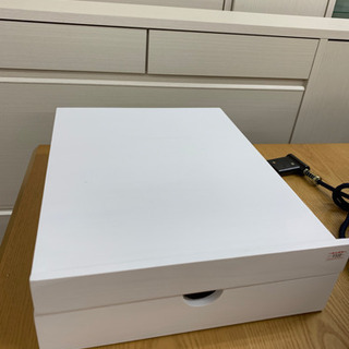 ¥500🌸新生活応援🌸新品未使用✨天然木家電下スライドテーブル