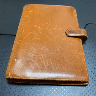Bindex本革システム手帳⭐︎B6サイズ茶色⭐︎中古⭐︎リファ...