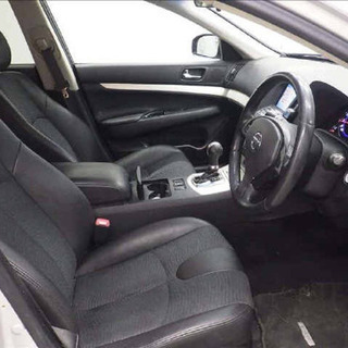 【売約済】V36スカイライン 250GTタイプV シルバー 純正マルチ 地デジの画像