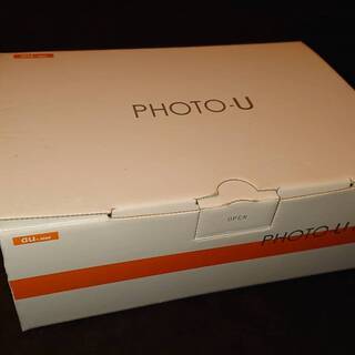 デジタルフォトフレーム【美品／新同品】au「PHOTO-U SP01」ホワイト パンテックの画像