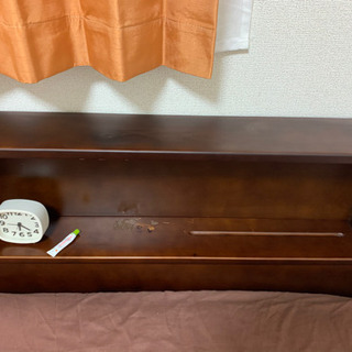【受渡者決定済】ダブルベッド　マットレス付きの画像