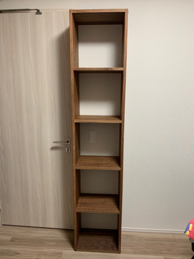 【無印良品】スタッキングシェルフ　ウォールナット材