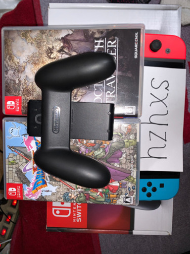 任天堂スィッチ本体+ソフト２本の出品です