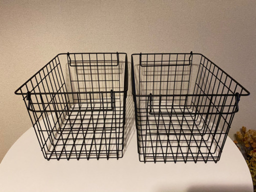 ニトリ  ワイヤーバスケット 2個セット