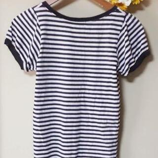 急募🔊 訳あり ボーダー Tシャツ Mの画像