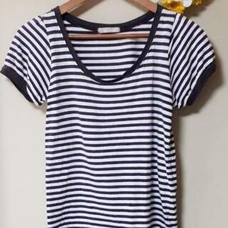 急募🔊 訳あり ボーダー Tシャツ M