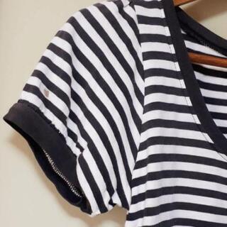 急募🔊 訳あり ボーダー Tシャツ Mの画像