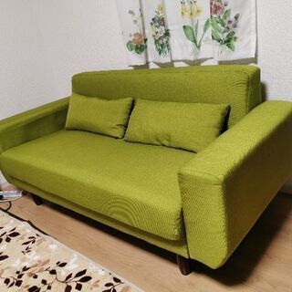 ソファ(2～3人掛け)　グリーン