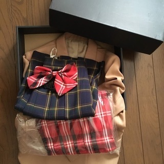 美品★バーバリー 140 150A サイズ キャメル フォーマルスーツセット  BURBERRY 受験 卒業式 入学式 の画像