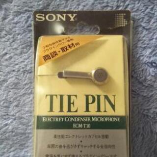 マイク ネクタイピン型 SONY 未使用品の画像