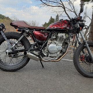 《決まりました》　グラストラッカービッグボーイ　カフェレーサーカ...