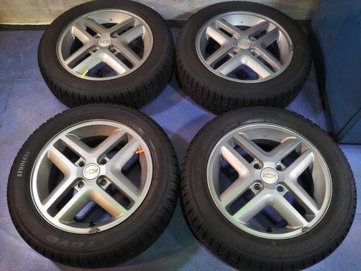 冬 スズキ純正 ワゴンＲ 14インチ 人気の ダブルクロス（Ｗクロス）155/65R14【富山】ＭＣ系 ＲＲ アルト ラバン スペーシア エブリイ