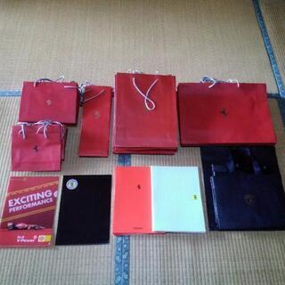 フェラーリ　紙袋　クリアファイル　書類入れ　値下げしました。の画像