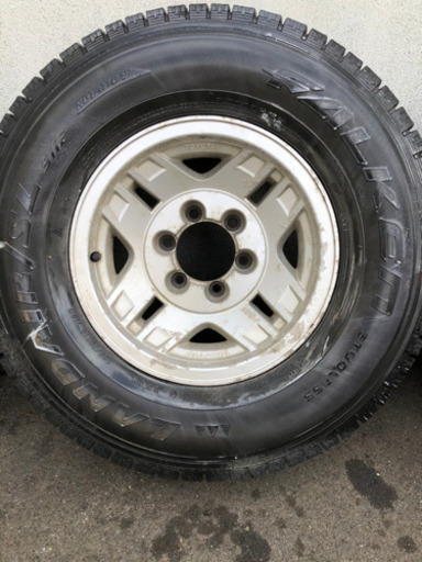 ランドクルーザープラド装着　タイヤ&純正ホイール