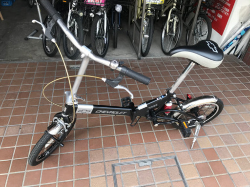 ★美品★16インチ　シボレー　折り畳み自転車　サスペンション付き