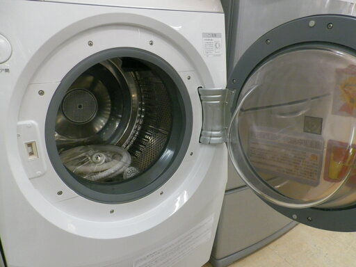【6ヶ月保証付】 福岡市 早良区 SHARP　ドラム式洗濯機　ES-V530　10kg洗濯機  6kg 乾燥　プラズマクラスター 20