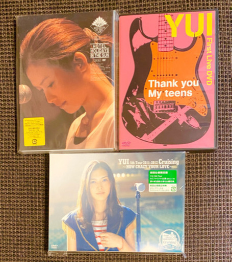 【美品】YUI DVD &Blu-ray 3点セット【初回限定版】