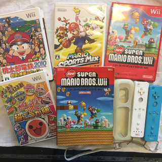 取り引き中【Wii関連】　ソフト4点　リモコン2点　攻略本セット