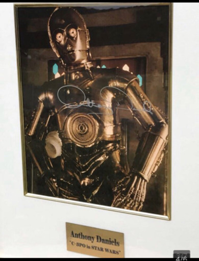 ★スターウォーズ（C-3PO/アンソニー・ダニエルズ）サイン★
