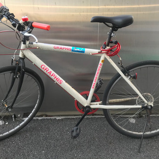 自転車 六段階ギア付き ペダル一部破損破損