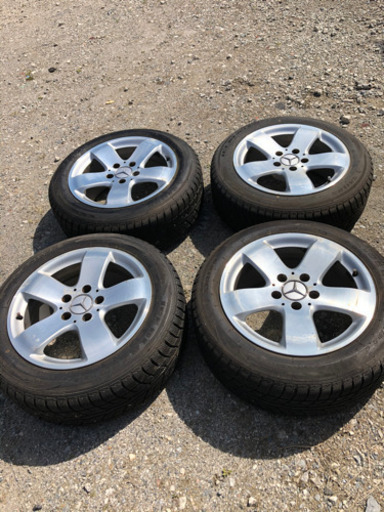 ベンツE320スダットレス(205/55/16)引き取りで。